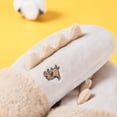 thumbnail image 5 of Winter Plush Rope 3-6Years Mittens Gloves Full Finger Knitted BLUE, 5 of 8