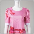 thumbnail image 4 of Pink Princess Dress Cosplay Costume, Rise of Red Halloween Costumes Outfit, Midi Dress Movie Character for Halloween Cosplay Party Masquerade, 110, 4 of 8