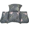 thumbnail image 4 of TOPCHANCES Hanging Chair Cushions for Egg Chair, Patio Chair Cushion, Washable Swing Chair Cushion, Garden Hanging Basket Chair Seat Pad (Gray Flower), 4 of 10