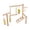 Beige2, variant on Bird Playground Top Cage Play Stand for Parrots, Hanging Chewing Toys with Wooden Perches Ladder, Gym Playpen for Conure Parakeets Budgie Cockatiels Lovebirds Cage Accessories 12.6Inch