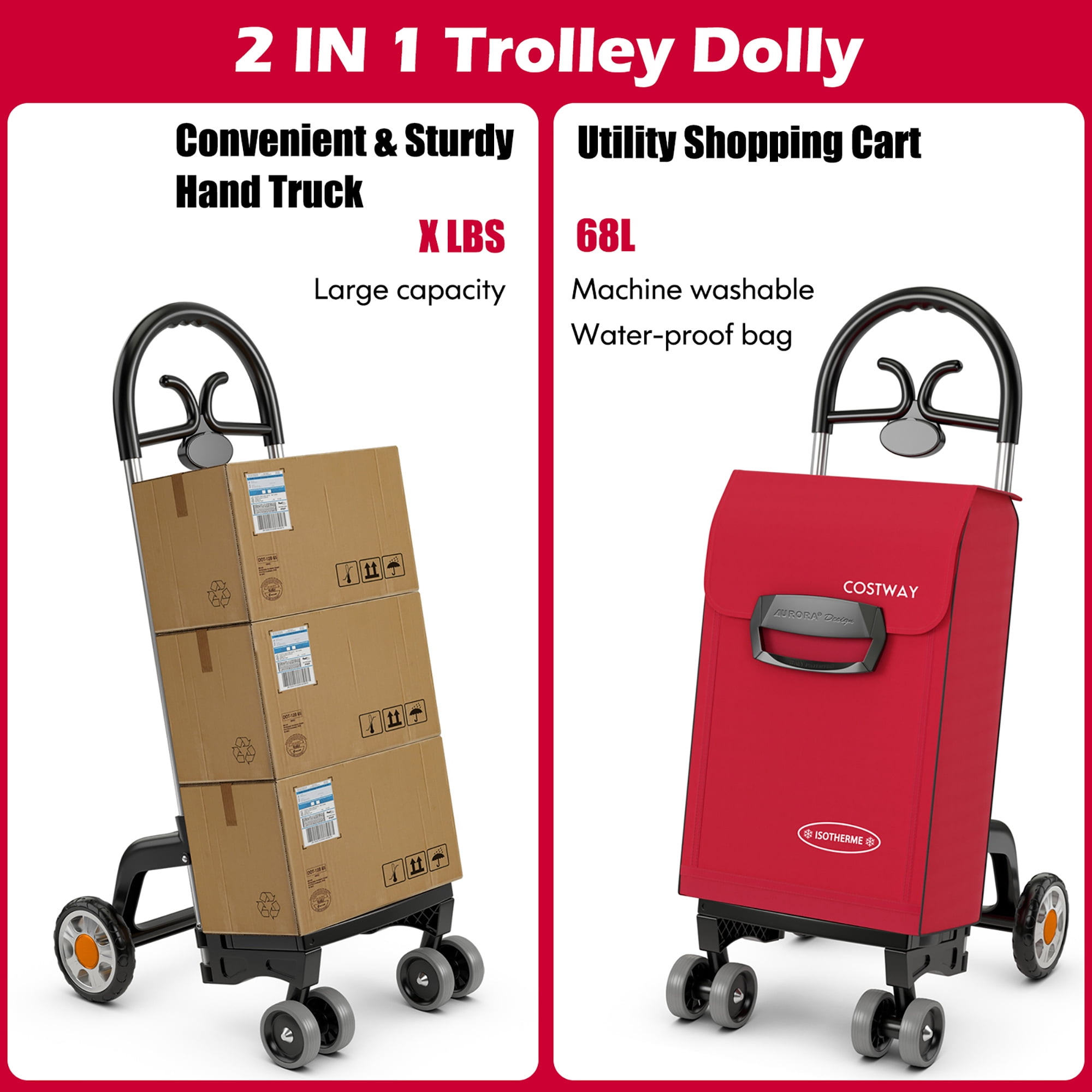 Luggage cart trolley dz carrefour