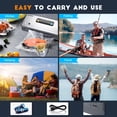 thumbnail image 3 of INKBIRD Rechargeable Cordless Vacuum Sealer Machine with 20Ft Bag Storage and Cutter, 5 Food Modes with Starter Kits, Portable & Airtight Vacuum Food, 3 of 7