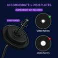thumbnail image 7 of FIXTECH 47'' Curl Bar with Collars for All Standard 1" Plates, 220-Pound Capacity, Black, 7 of 7