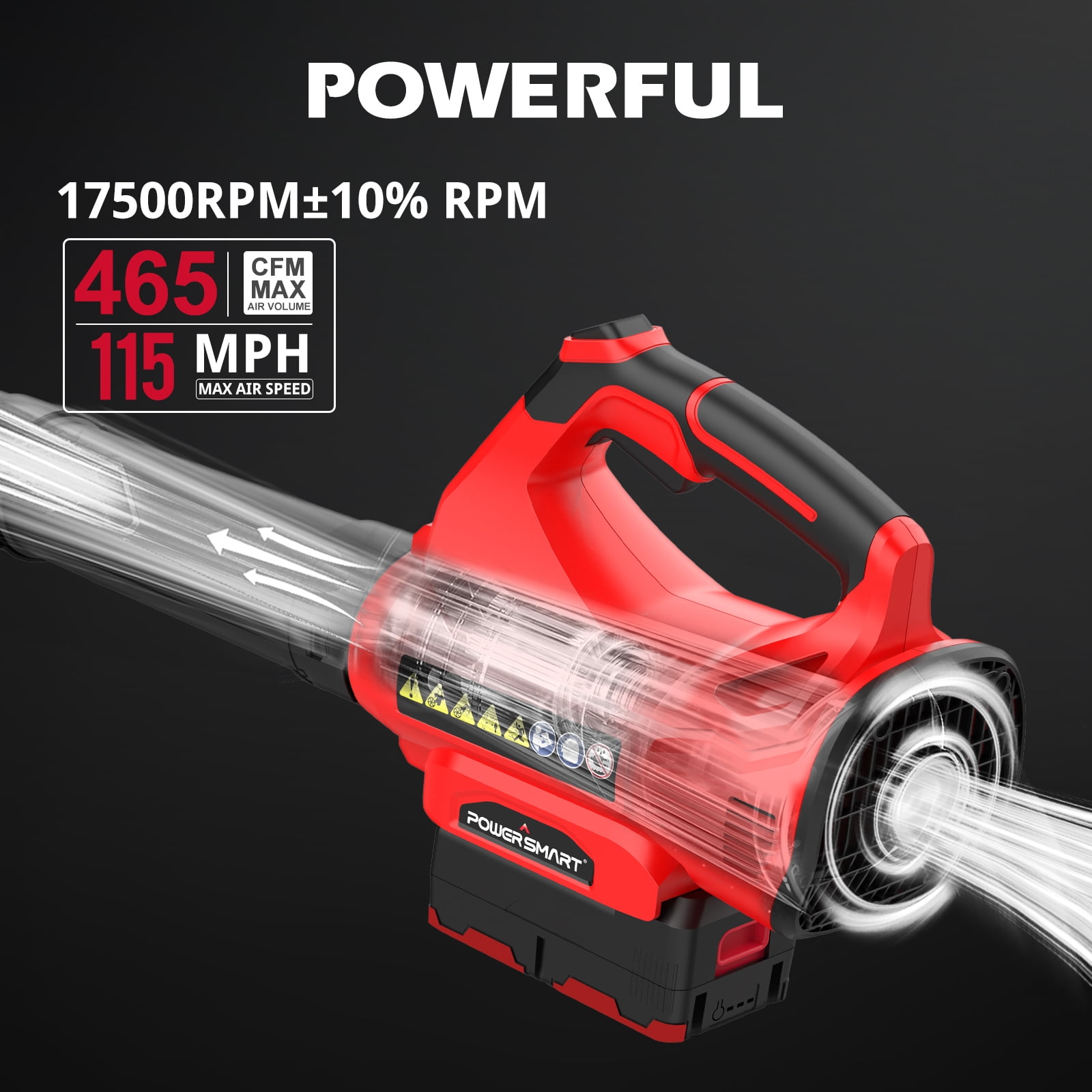 PowerSmart 40V Cordless Handheld Leaf Blower with 4.0 Ah Battery and Charger
