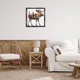 thumbnail image 4 of Stupell Industries Farmhouse Moose Forest Silhouette Black Floating Frame Canvas Art, 25 x 25, by LSR Design Studio, 4 of 8