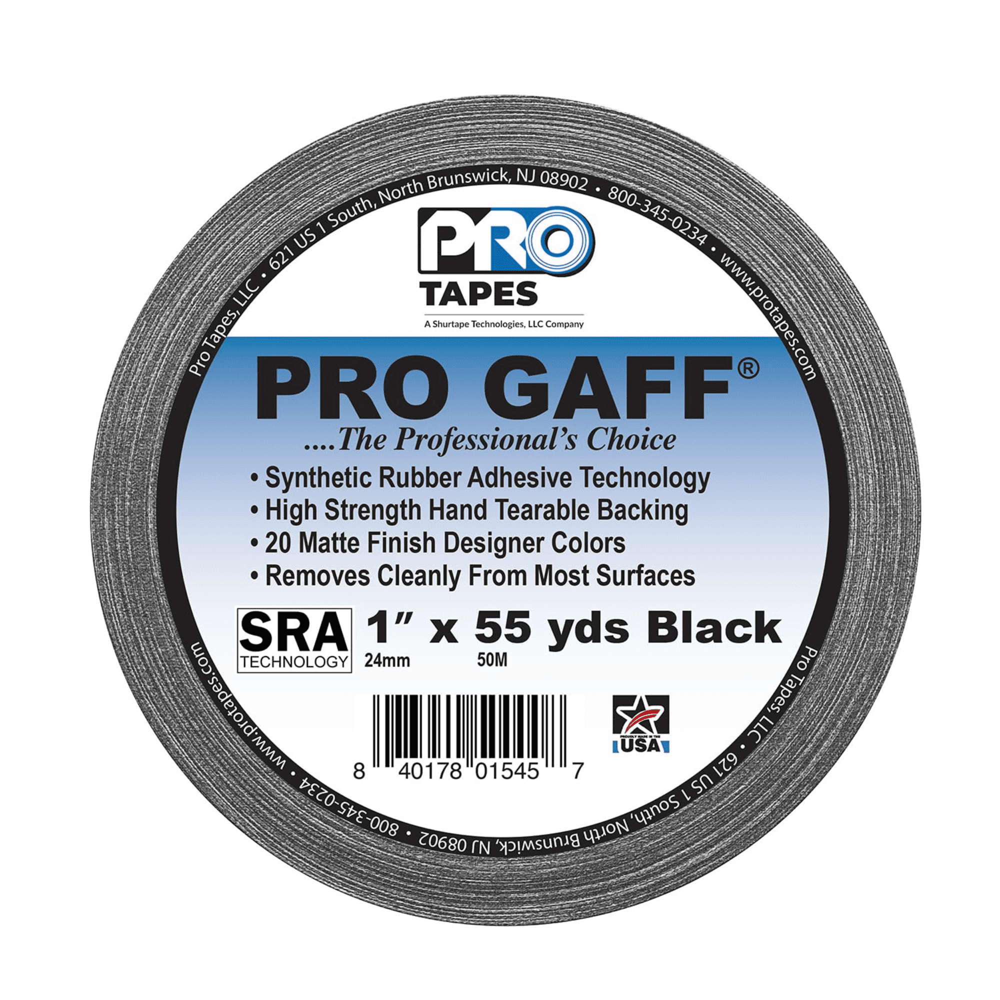 Pro Tapes Pro-Gaff Gaffers Tape: 2 in x 55 yds. (Green)