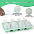thumbnail image 6 of Large Alpaca-Shaped Ice Tray - 4-Cavity Silicone Mold for Whiskey, Party Drinks, Gifts (Green), 6 of 6