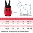 thumbnail image 4 of GASTROPOD Dog Carrier Backpack Adjustable Puppy Front Carrier Backpack Ventilated Dog Chest Carrier for Hiking Camping Travel Sling Bag for Small Medium Dog Cat Puppies Suit 2.2-5.5 Lbs (Pink S), 4 of 7