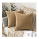 thumbnail image 2 of Fundas Para Cojines Decorativos Suave Terciopelo 2 Piezas Xtellar beige, 2 of 3