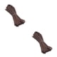 thumbnail image 4 of Wosthever Cordones de gamuza sintética, encaje de cuero, cadena DIY, fabricación de joyas, suministros multicolores, dispositivos de hilo para café profundo 2Conjunto, 4 of 6
