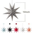 thumbnail image 2 of Stock en stock Linterna de estrella de nueve puntas, decoración de estrella de Navidad, colgante de estrella de papel de linterna Sincero Hogar, 2 of 6