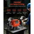 thumbnail image 2 of VEVOR Bench Grinder, 6-inch Single Speed Bench Grinder, 1750RPM Low-Speed Table Grinders with 250W 2A Induction Motor, 36/60-Grit Grinding Wheels, 2 of 9
