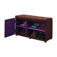 thumbnail image 2 of 18" Tall Storage Ottoman, Shoe Compartment &Livable Life{@nbsp}, 2 of 4
