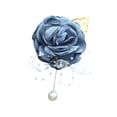 thumbnail image 1 of Flor en el ojal de boda Flor en el ojal Regalos del día de San Valentín Broche Pin para traje para boda Fiesta del día de San Valentín Graduación , azul mayimx Ojal de boda, 1 of 9