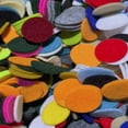 thumbnail image 2 of FabricLA Craft Felt Circles Gold | Bulk Assortment | 1-Inch Diameter | Perfect for DIY Projects & Decorations 200 pieces, 2 of 4