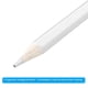 thumbnail image 4 of Lápiz de acuarela Uxcell para mezclar, colorear, dibujar bocetos, pintar, 6 piezas, blanco, 4 of 7
