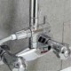 thumbnail image 5 of Brass 3 Way Valve G 1/2" Durable Rustproof Bath Shower Diverter 3 Way Diverter Valve Polished Chrome Easy to Install for Bathroom Kitchen Shower Syst, 5 of 5