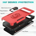 thumbnail image 3 of Casetego for Google Pixel 8 Pro Case,with Dual Layer Full Body Heavy Duty Protective Case for Google Pixel 8 6.2 inch,Red, 3 of 5
