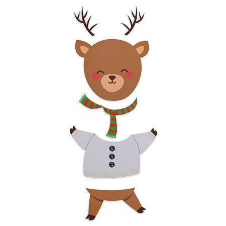 

BTJX Christmas decoration Christmas Decorations Christmas Refrigerator Stickers New Cartoon Refrigerator Stickers