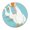 Bandage, variant on Xecao Three White Geese Pattern Christmas Tree Skirt Round Xmas Tree Mat Base Cover for Holiday Home Decorations-30"