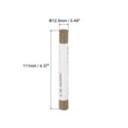 thumbnail image 2 of Unique Bargains Bâton de Remplissage de Cire en Bois, Stylo de Réparation de Meubles Craie de Cire, Beige Riche, 2 of 5