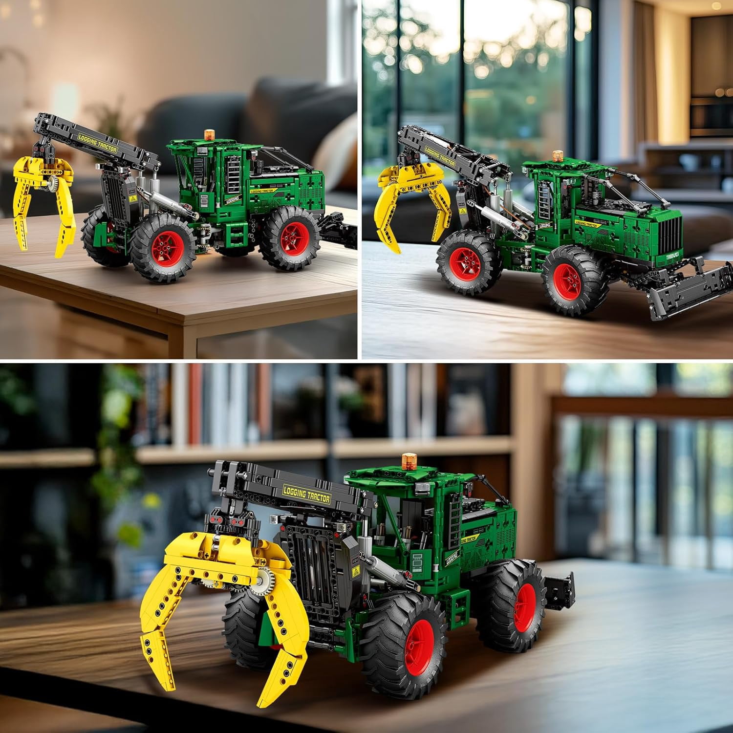 Tractor Building Block Sets for Adults, RC Skidding Tractor Construction Vehicles Model Kit with 6 Motors, Engineering Collectible Display 22027, Technic Building Toys Gift for Adult