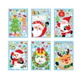thumbnail image 3 of 6 uds pegatinas de ventana de Navidad Yuyangstore Papá Noel Suministros DIY Estilo A, 3 of 8