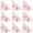 Pink, variant on VMWMSSR Triangle Paper Corner Clips 10 Pack Semi-Transparent Loose Leaf Page Holders Multi-Functional Anti-Curl Document Fasteners Prevent Book Page Warping For Office Stationery(Purple-1.97")