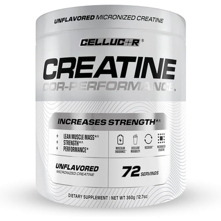 Cellucor Cor-Performance Creatine Powder, for Increasing Strength, Unflavored, 72 Servings
