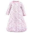 thumbnail image 4 of Hudson Baby Infant Girl Cotton Long-Sleeve Wearable Sleeping Bag, Sack, Blanket, Floral Unicorn Long Sleeve, 12-18 Months, 4 of 4