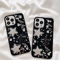 thumbnail image 2 of for iPhone 13 Pro Max Case, [Premium 3D Radiant Meteor] [Luxury Glitter Diamonds] [Stylish Black Cool Case] Soft Edge TPU Anti-Drop, Suitable for 6.7" Women and Girls., 2 of 13