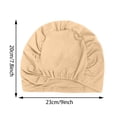 thumbnail image 2 of Women's Fashion Muslim Turban Hat, Soft Stretch Hijab Undercap, Full Cover Inner Cap Adult Headwear for Daily Wear and Prayer Light pink, 2 of 3