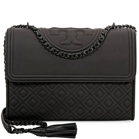 Tory Burch Matte Convertible Shoulder Bag- Black
