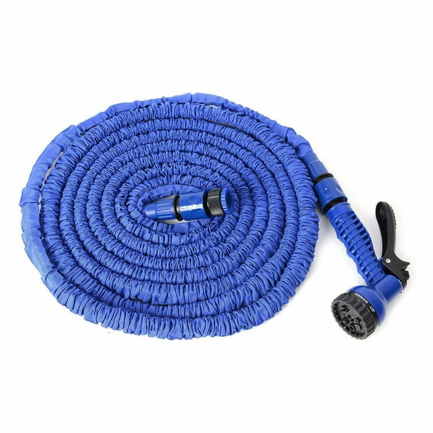 Expanding Expandable Flexible Garden Water Hose w Spray Nozzle 25, 50