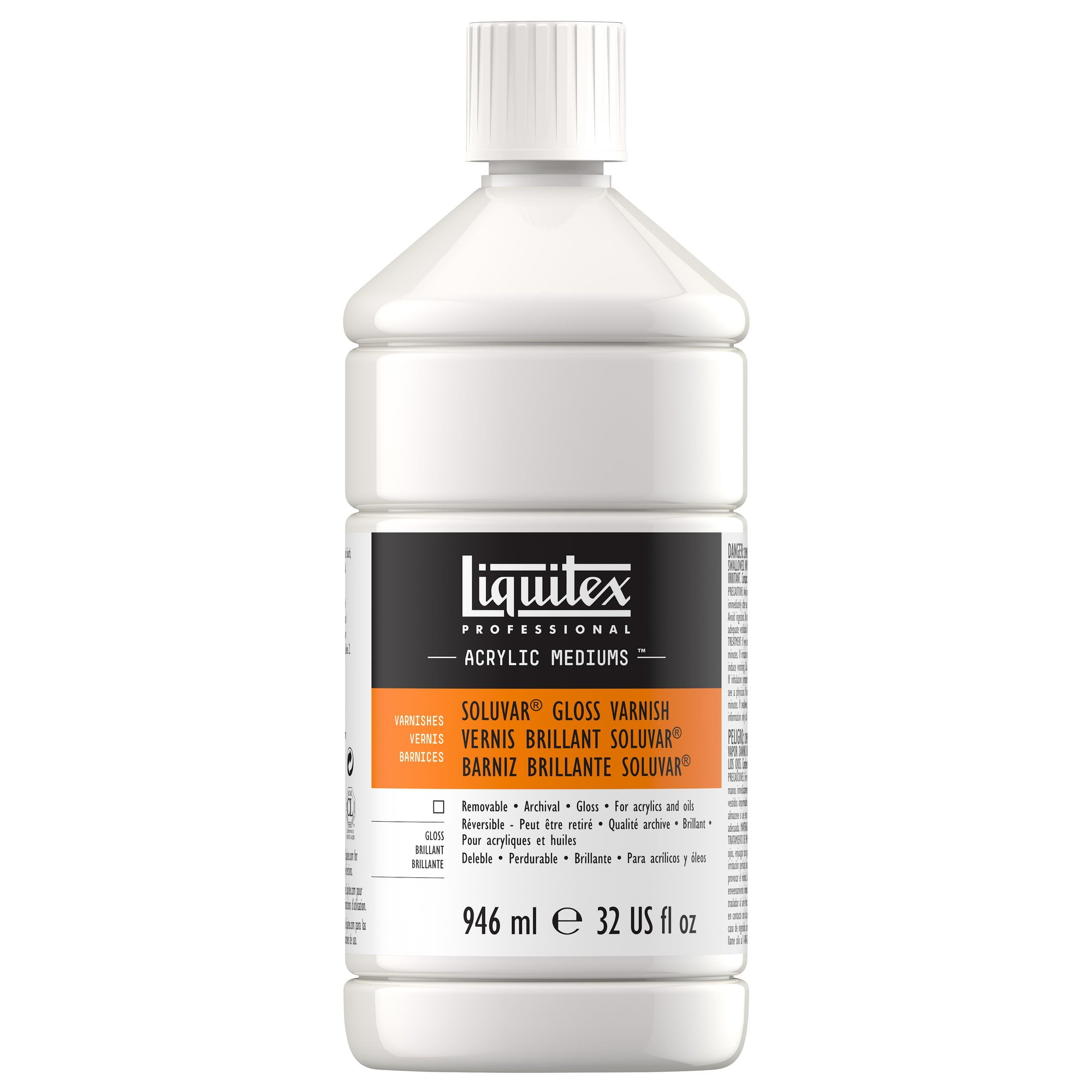 Liquitex Soluvar Varnish Gloss, 32 oz.
