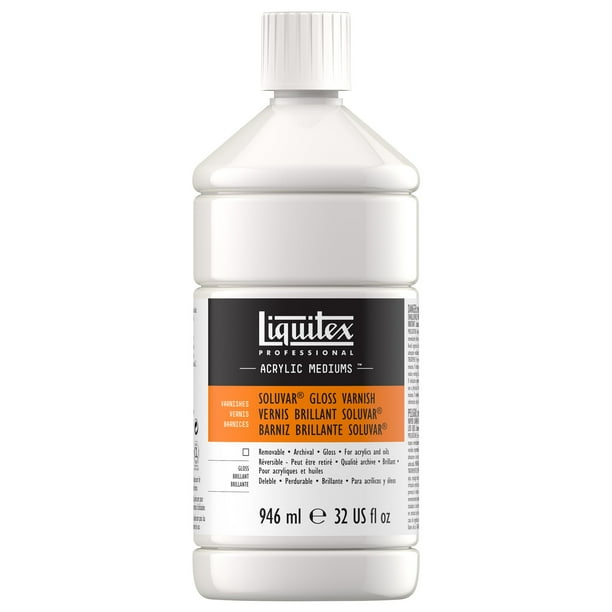Liquitex Soluvar Varnish Gloss, 32 oz.
