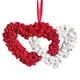 thumbnail image 4 of Corona de San Valentín, decoraciones de San Valentín, forma de doble corazón, decoración de pared, regalos de San Valentín para colgar en el, 4 of 10