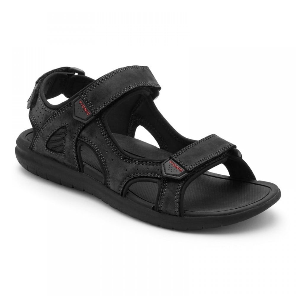 Vionic - Vionic Neil Sandal - Black, Men's 10 - Walmart.com - Walmart.com