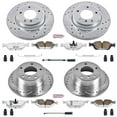 thumbnail image 3 of PowerStop Front and Rear Z26 Street Warrior Carbon-Fiber Ceramic Brake Pad and Drilled and Slotted Rotor Kit Fits: BMW Select Models K870-26, 3 of 9