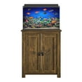 thumbnail image 3 of Flipper by Ollie & Hutch Farmington 10/20 Gallon Aquarium or Terrarium Tank Stand, Rustic, 3 of 8