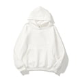 thumbnail image 1 of Sudadera con capucha holgada de manga larga con bolsillo tipo canguro y hombros caídos para mujer, 1 of 2