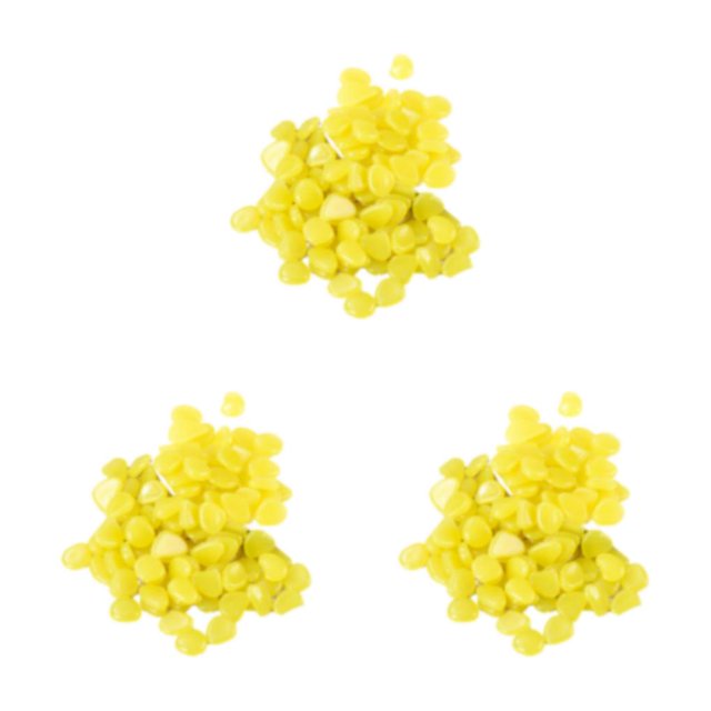 kurtrusly Good Resistance Glow In Dark Rocks Wide Application And Exquisite Workmanship Stone Light Stones Not Easy To Deform bright yellow 3Set