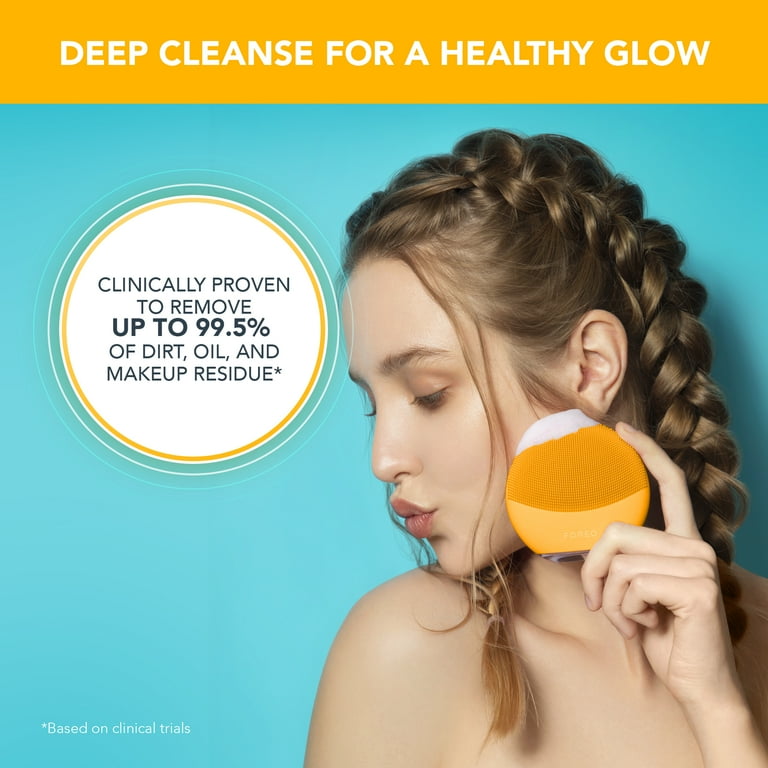 FOREO LUNA MINI 3 Cleansing Facial Brush- Sunflower Yellow