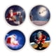thumbnail image 2 of Fiudx Ofertas relámpago del día, solo en línea Pegatinas de pared HD de regalo redondo de Navidad Pegatinas de vidrio para ventanas Decoración navideña, 2 of 7