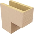 thumbnail image 5 of 5"W x 10"D x 10"H Classic Chapel Hill Rough Cedar Woodgrain TimberThane Corbel, Primed Tan, 5 of 6