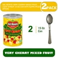 thumbnail image 2 of 2 PACK| Del Monte Very Cherry Mixed Fruit, Light Syrup, 15 oz Can With supplyplex Spoon, 2 of 4