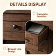 thumbnail image 2 of ExpanseEcho Aquarium Stand with Drawers, Storage Cabinet and Power Outlets, Brown, 2 of 8
