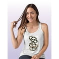 thumbnail image 2 of Antique Snakes I. Racerback Tank Women -Vision Studio Designs, Female Large, 2 of 4