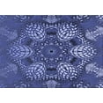 thumbnail image 1 of Ahgly Company Indoor Rectangle Patterned Cornflower Blue Area Rugs, 6' x 9', 1 of 6