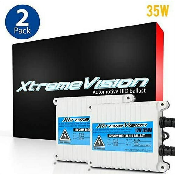 XtremeVision AC 35W HID Xenon Premium Slim Ballast Pair - 2 PCS